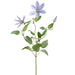 28" Clematis Silk Flower Stem -Purple (Pack of 12) - FSC504-PU