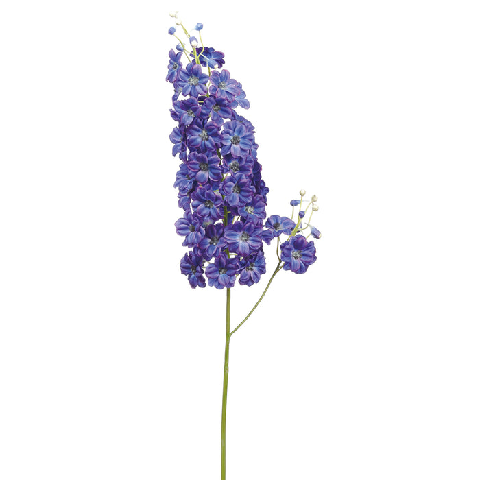 48" Delphinium Silk Flower Stem -Dark Blue (Pack of 4) - FSD006-BL/DK