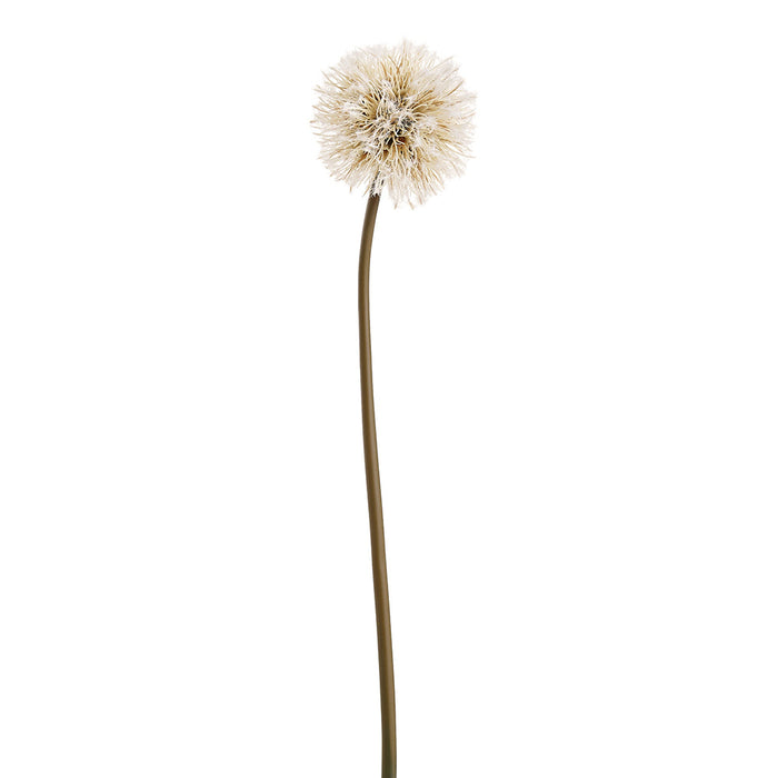 34" Dandelion Artificial Flower Stem -Beige (Pack of 6) - FSD038-BE