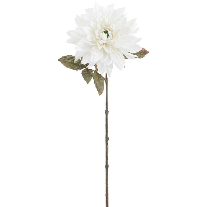 22" Dahlia Silk Flower Stem -Cream (Pack of 12) - FSD058-CR