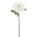 22" Dahlia Silk Flower Stem -Cream (Pack of 12) - FSD058-CR