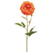 18" Dahlia Silk Flower Stem -Orange/Rust (pack of 12) - FSD138-OR/RU