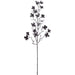 33" Metallic Artificial Dogwood Blossom Flower Stem -Black (Pack of 12) - FSD180-BK
