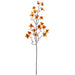 33" Metallic Artificial Dogwood Blossom Flower Stem -Orange (Pack of 12) - FSD180-OR