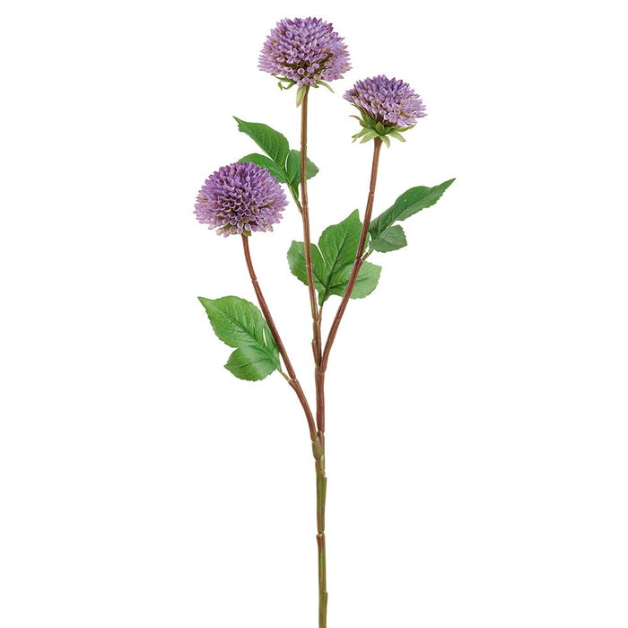 28.5" Dahlia Silk Flower Stem -Purple (pack of 12) - FSD209-PU
