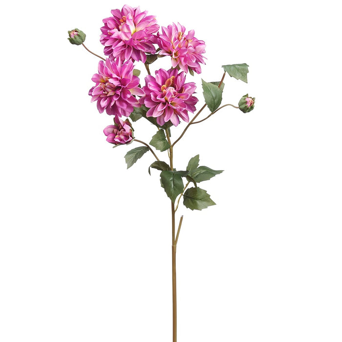 31" Dahlia Silk Flower Stem -Lavender/Orchid (pack of 6) - FSD292-LV/OC