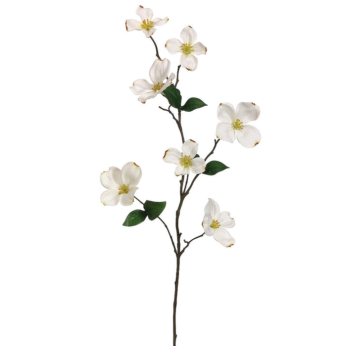 29" Silk Dogwood Flower Spray -Cream (Pack of 12) - FSD305-CR