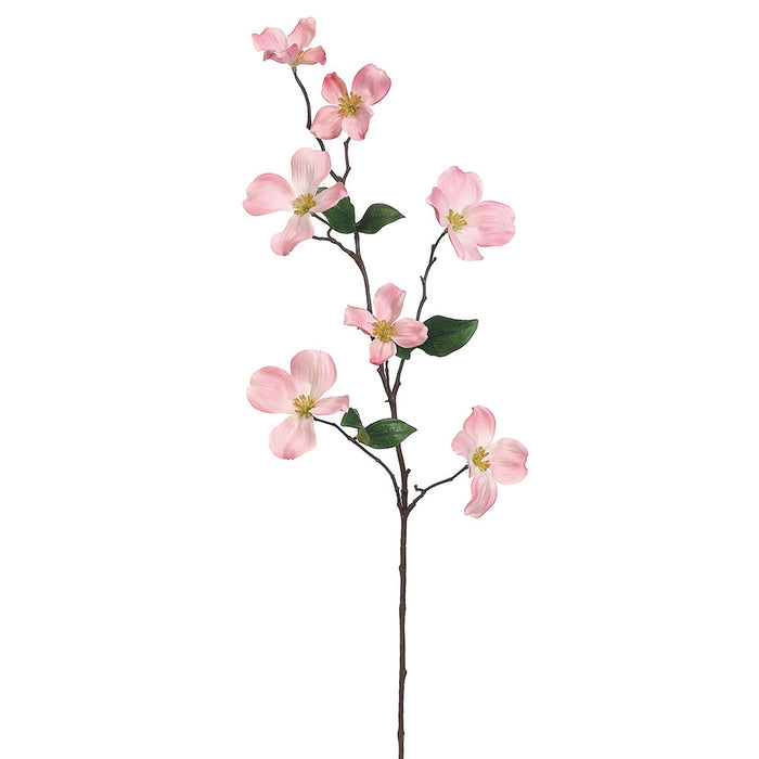 29" Silk Dogwood Flower Spray -Rose/Cream (Pack of 12) - FSD305-RO/CR