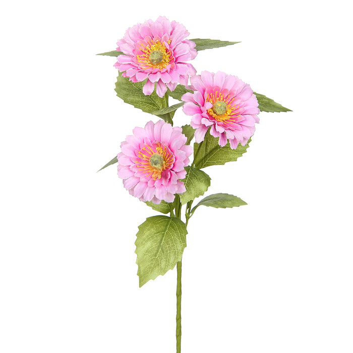 12" Silk Daisy Flower Stem -Fuchsia (pack of 12) - FSD325-FU