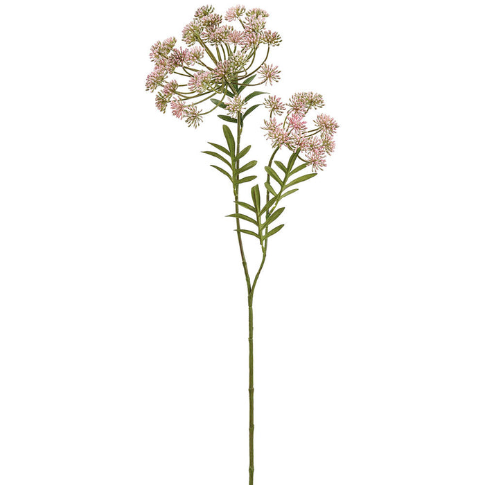 34" Dill Artificial Flower Stem -Pink (Pack of 12) - FSD329-PK
