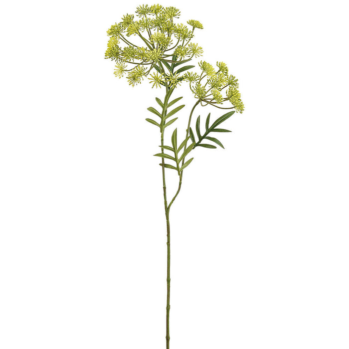34" Dill Artificial Flower Stem -Yellow (Pack of 12) - FSD329-YE