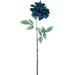 22.75" Silk Dahlia Flower Stem -Peacock (pack of 12) - FSD340-PC