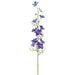 35" Silk Delphinium Flower Stem -Blue (pack of 12) - FSD347-BL