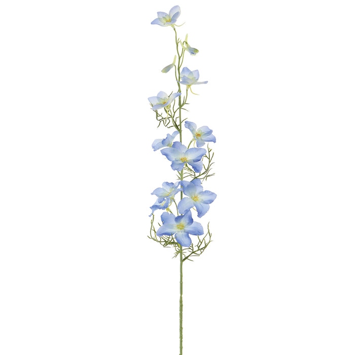 35" Silk Delphinium Flower Stem -Delphinium Blue (pack of 12) - FSD347-DL/BL