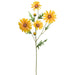 23.5" Daisy Silk Flower Stem -Yellow (Pack of 12) - FSD353-YE