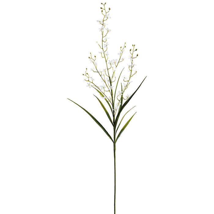 42" Mini Daisy Silk Flower Stem -White (Pack of 12) - FSD425-WH