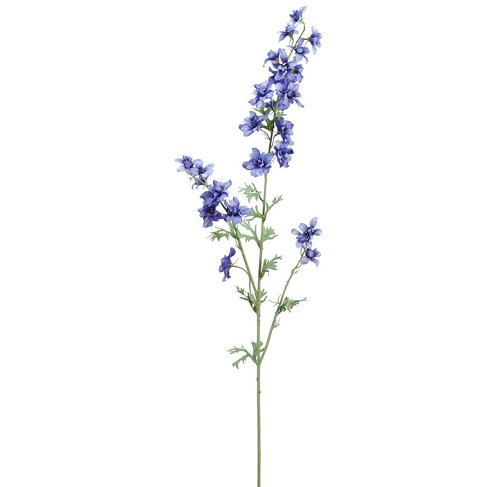 36.5" Silk Delphinium Flower Stem -Blue (pack of 12) - FSD430-BL