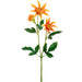 25" Dahlia Silk Flower Stem -Orange (Pack of 24) - FSD472-OR