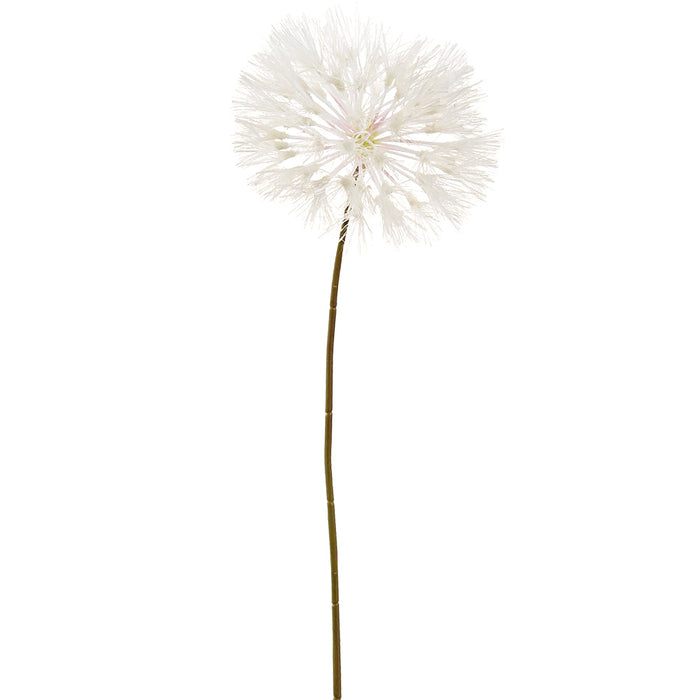 27" Dandelion Artificial Flower Stem -Cream (Pack of 12) - FSD501-CR