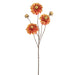 35" Dahlia Silk Flower Stem -Orange (pack of 6) - FSD638-OR