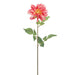 25" Dahlia Silk Flower Stem With Bee -Coral (Pack of 12) - FSD683-CO