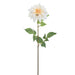25" Dahlia Silk Flower Stem With Bee -White (Pack of 12) - FSD683-WH