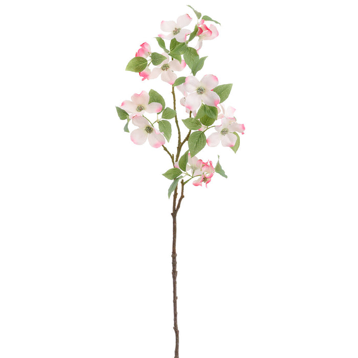 29.5" Dogwood Blossom Silk Flower Stem -Pink/Cream (Pack of 12) - FSD734-PK/CR