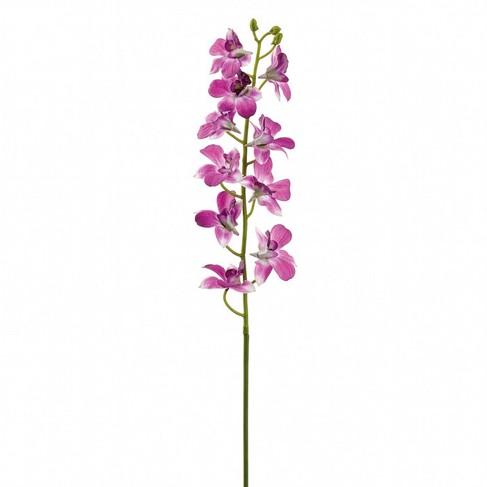 29" Real Touch Dendrobium Orchid Silk Flower Stem -Orchid (Pack of 12) - FSD921-OC