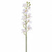 29" Real Touch Dendrobium Orchid Silk Flower Stem -White (Pack of 12) - FSD921-WH
