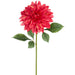 37.5" Dahlia Silk Flower Stem -Red (Pack of 6) - FSD923-RE
