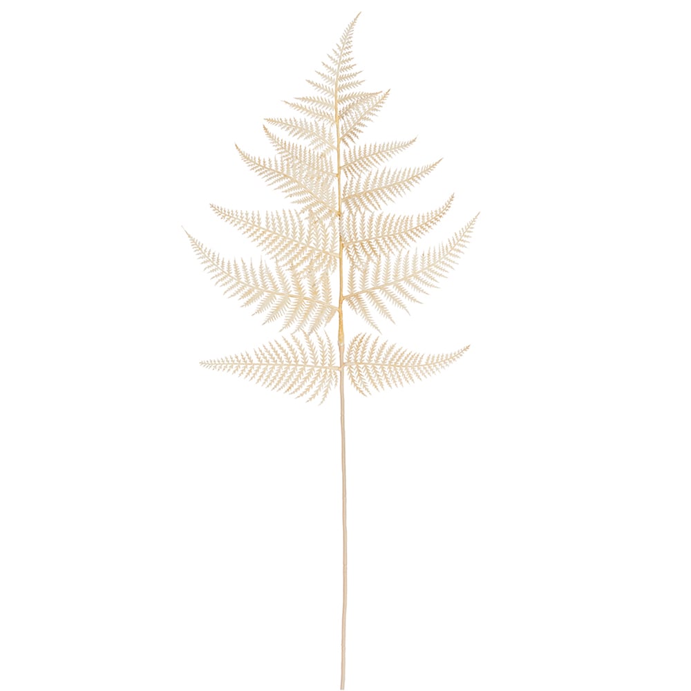 32" Artificial Fern Stem Beige Fern Stems