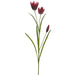 27" Silk Fritillaria Flower Stem -Burgundy (pack of 12) - FSF276-BU