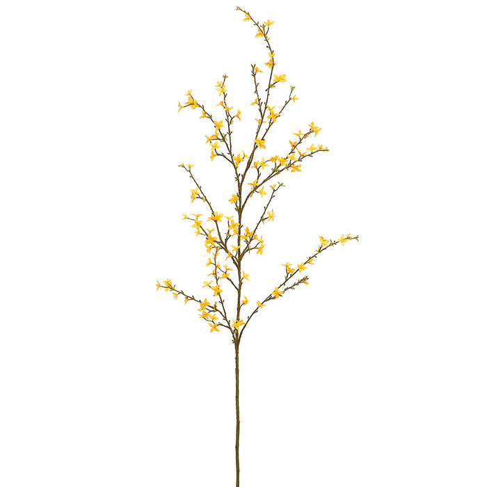 61" Silk Forsythia Flower Spray -Yellow (Pack of 6) - FSF394-YE