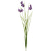 28" Meadow Fritillaria Persian Lily Silk Flower Stem With Grass -Purple (Pack of 12) - FSF456-PU
