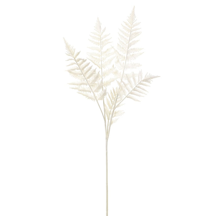 38" Artificial Fern Stem -White (Pack of 12) - FSF655-WH