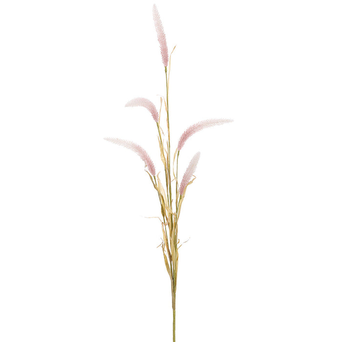 42" Blooming Foxtail Grass Silk Flower Stem -2 Tone Pink (Pack of 12) - FSF689-PK/TT