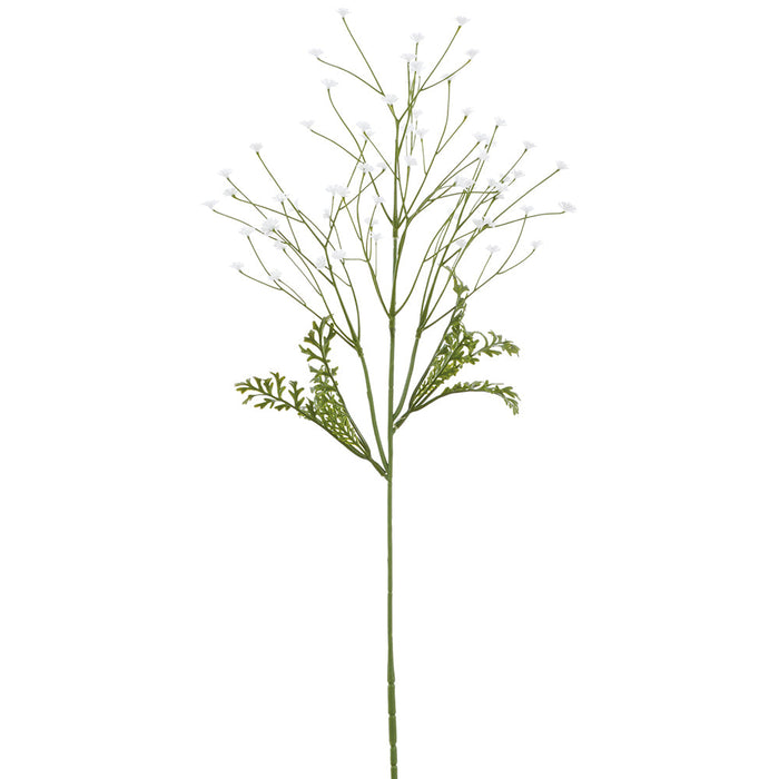 22" Outdoor UV-Resistant Artificial Baby's Breath Gypsophila Flower Stem -White (Pack of 12) - FSG010-WH