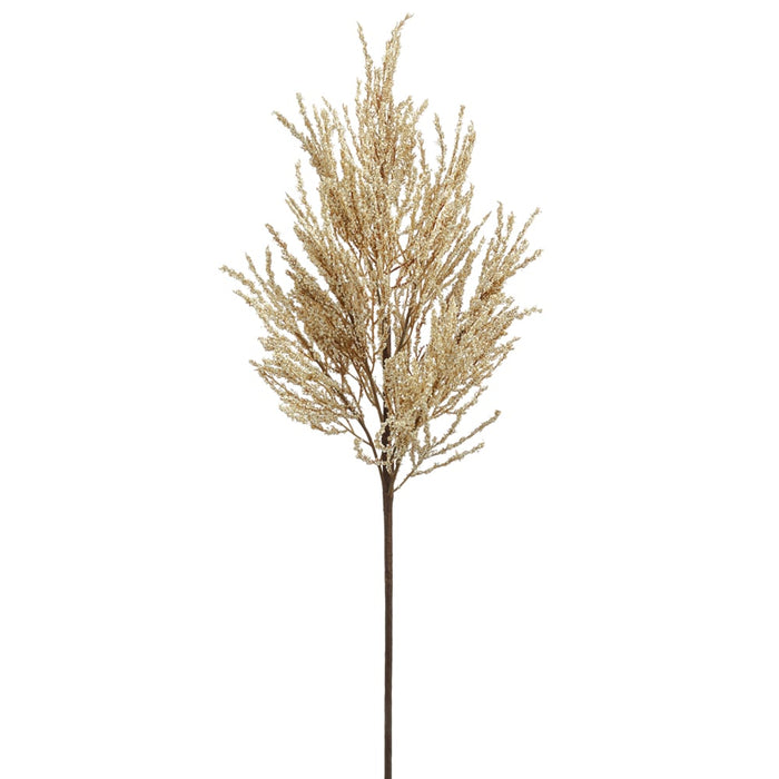 29.5" Artificial Grass Plume Stem -Beige/Brown (pack of 12) - FSG017-BE/BR