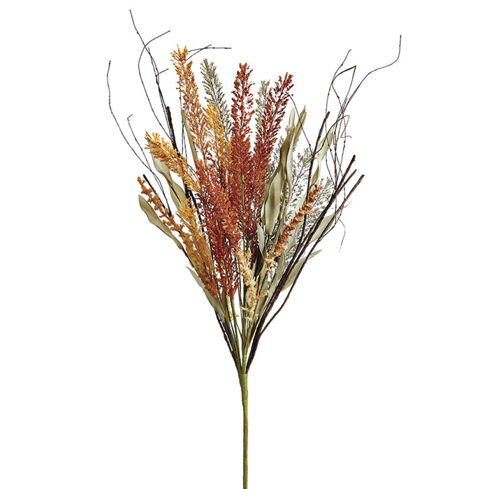 22" Artificial Rattail Grass Stem -Fall (pack of 12) - FSG022-FA