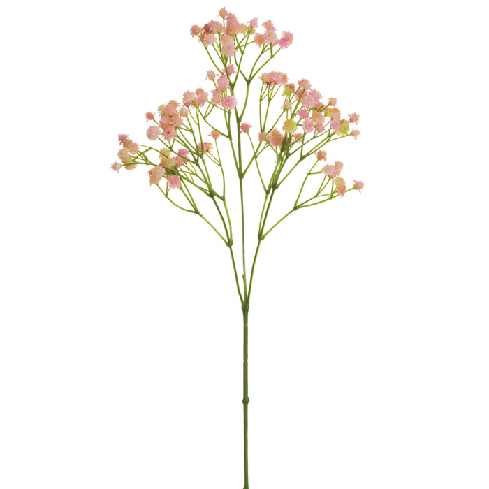 Silk Artificial Baby's Breath Flowers with Stem, Pink Babies Breath  Bouquets (20 In, 6 Pack)