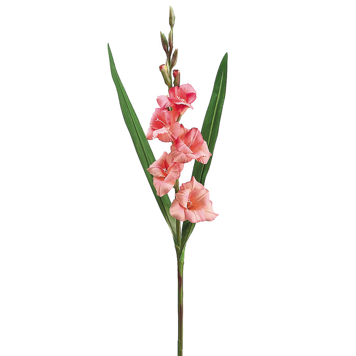 33" Silk Gladiolus Flower Spray -Pink/Cerise (pack of 12) - FSG032-PK/CE