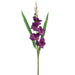 33" Silk Gladiolus Flower Spray -Purple (pack of 12) - FSG032-PU