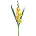 33" Silk Gladiolus Flower Spray -Yellow (pack of 12) - FSG032-YE