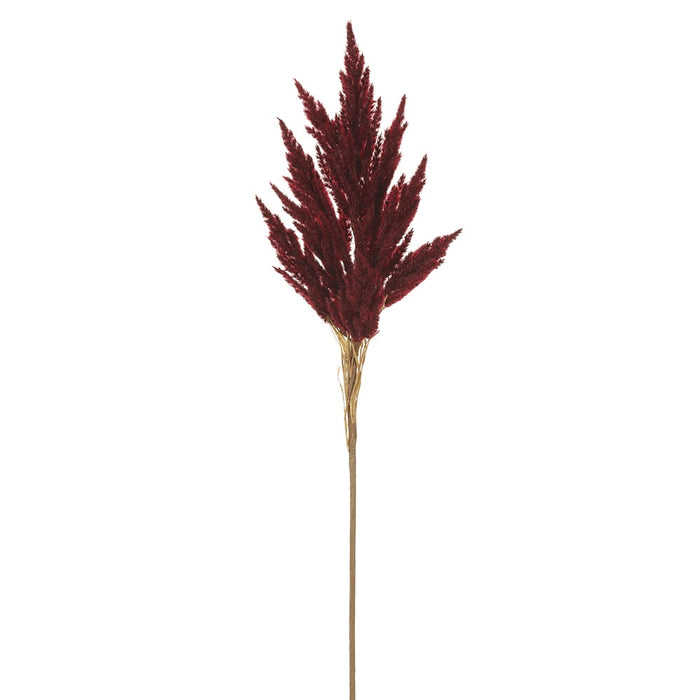 31.5" Artificial Pampas Grass Stem -Burgundy (Pack of 12) - FSG312-BU