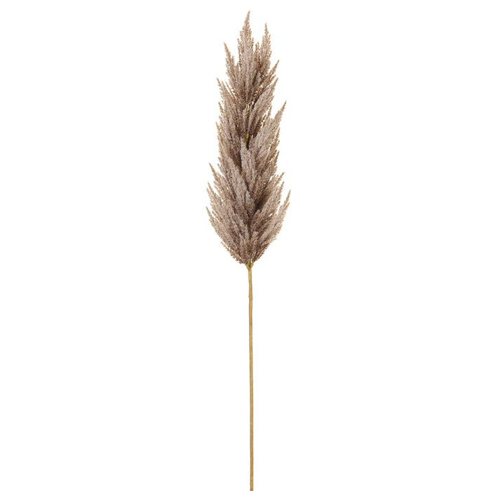 49.5" Artificial Pampas Grass Stem -Brown/Beige (Pack of 8) - FSG314-BR/BE