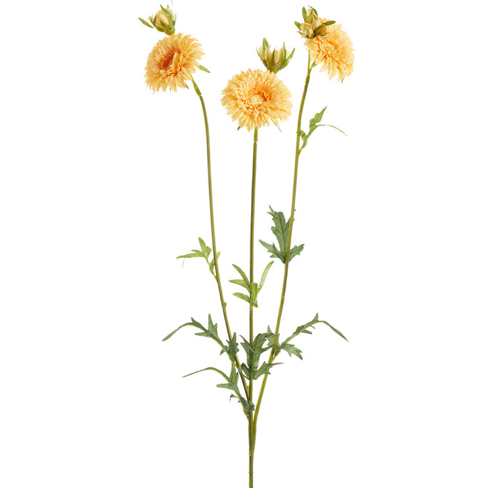 26" Gerbera Daisy Silk Flower Stem -Yellow (Pack of 12) - FSG401-YE