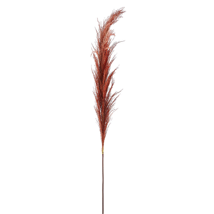 46" Artificial Pampas Grass Stem -Orange (Pack of 12) - FSG557-OR