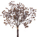13.5" Artificial Baby's Breath Gypsophila Flower Stem Bundle -Dark Brown (Pack of 12) - FSG695-BR/DK