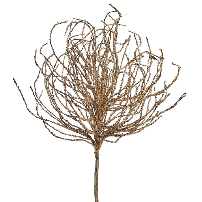 15.75" Artificial Cypress Grass Stem -Tan (pack of 12) - FSG831-TN
