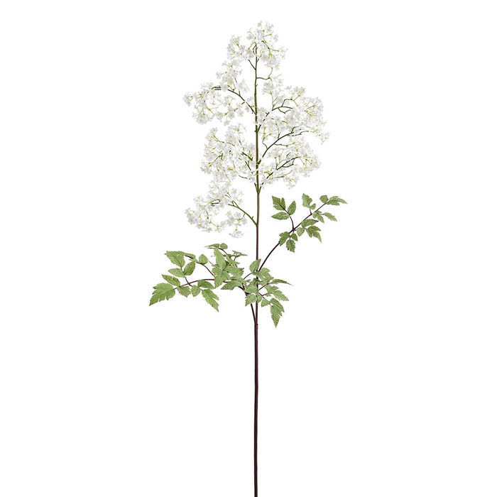 49.5" Gypsophila Baby's Breath Silk Flower Stem -White (Pack of 6) - FSG892-WH